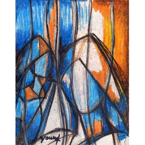 Muhammad Yousuf, 11 x 13 Inch, Mixed Media On Paper, Figurative Painting, AC-MYSF-049